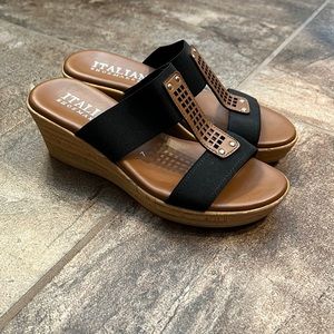 Italian shoe maker wedges